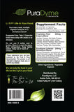 PuraDyme LiyfZyme cápsula en mano detalle vegetal y fácil ingestión