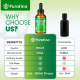 Purafina ingredientes crudos: soursop, graviola, Irish Sea Moss presentados