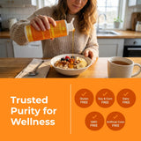 Purality Health comparación de tamaño para visualizar cantidad y porciones