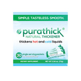 Purathick vista frontal caja con 30 sobres fácil dosificación y preparación