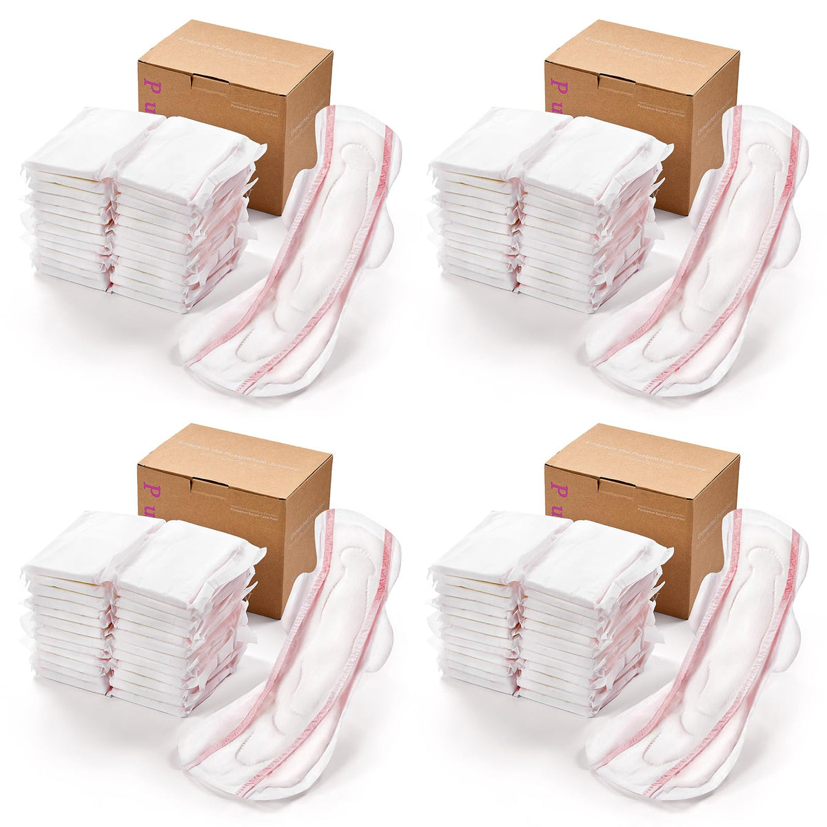 PurComfy empaque frontal mostrando 96 unidades y beneficio tranquilidad