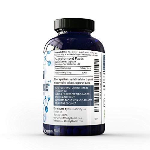 Pure Affinity etiqueta y detalle de ingredientes, confianza en control de calidad