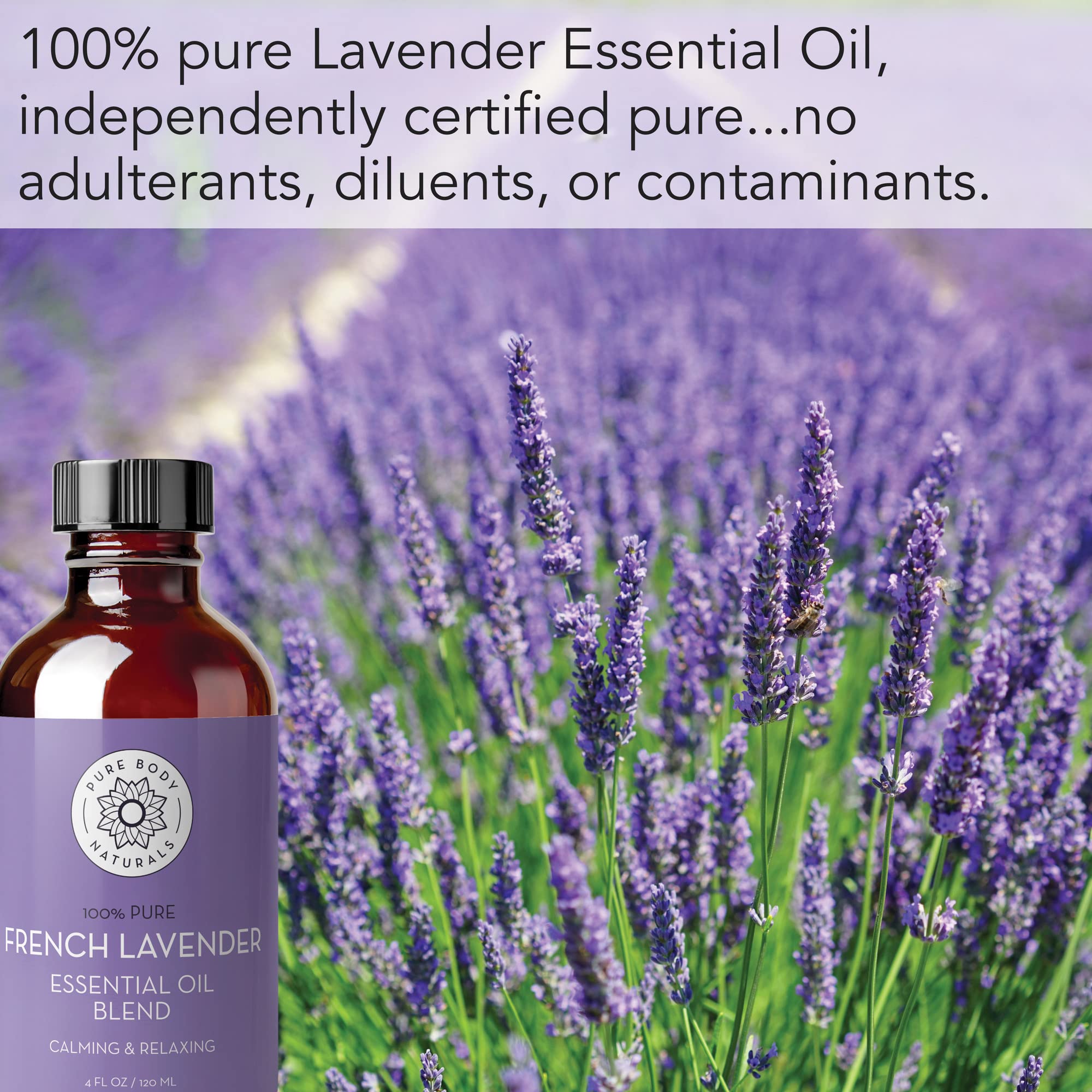 Pure Body Naturals textura del aceite esencial destacando pureza y claridad