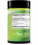 Pure By Nature detalle de la etiqueta con información de ingredientes clave