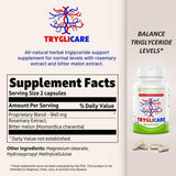 Etiqueta de Tryglicare con certificaciones GMP, Vegan y Kosher de Pure Care Pro