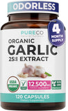 PURE CO bote frontal mostrando cápsulas y marca, confianza orgánica