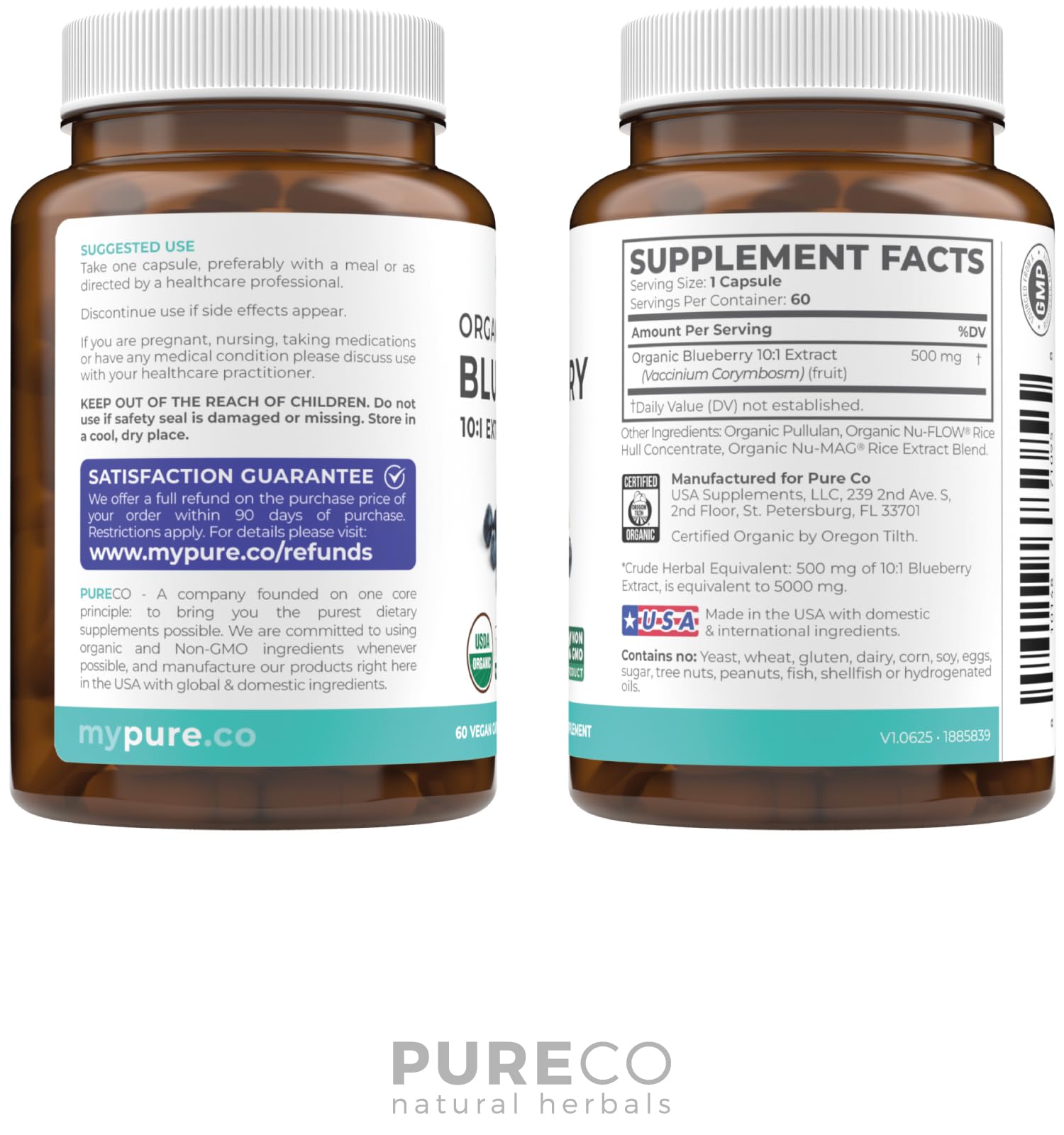 Cápsulas PURE CO junto a elementos saludables para uso diario conveniente