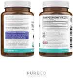 Cápsulas PURE CO junto a elementos saludables para uso diario conveniente