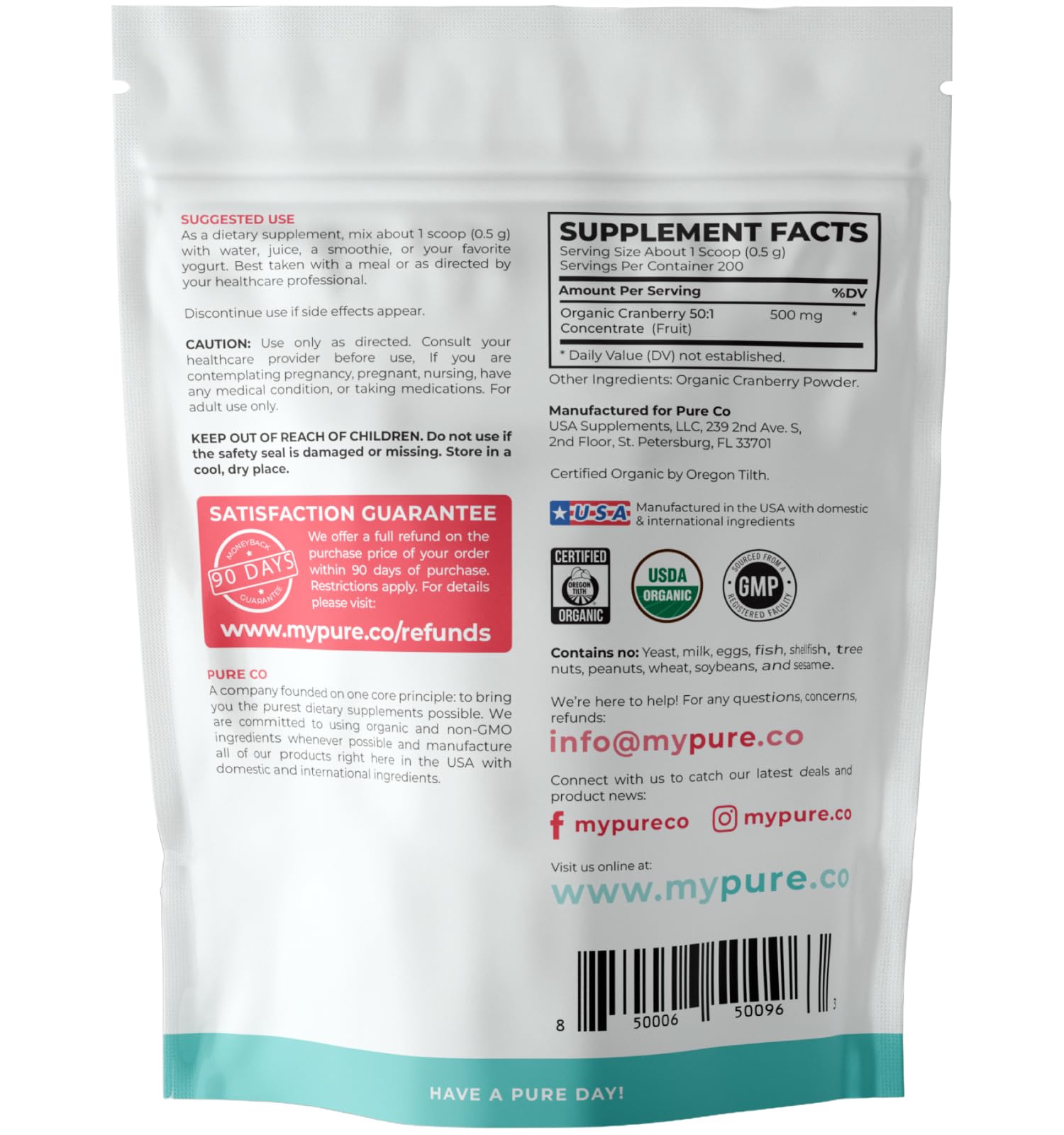 PURE CO en cocina con receta saludable, integra arándano en comidas