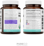 Semillas de cardo mariano en primer plano indicando origen orgánico PURE CO