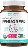 PURE CO frente del envase mostrando cápsulas y beneficio de apoyo a lactancia