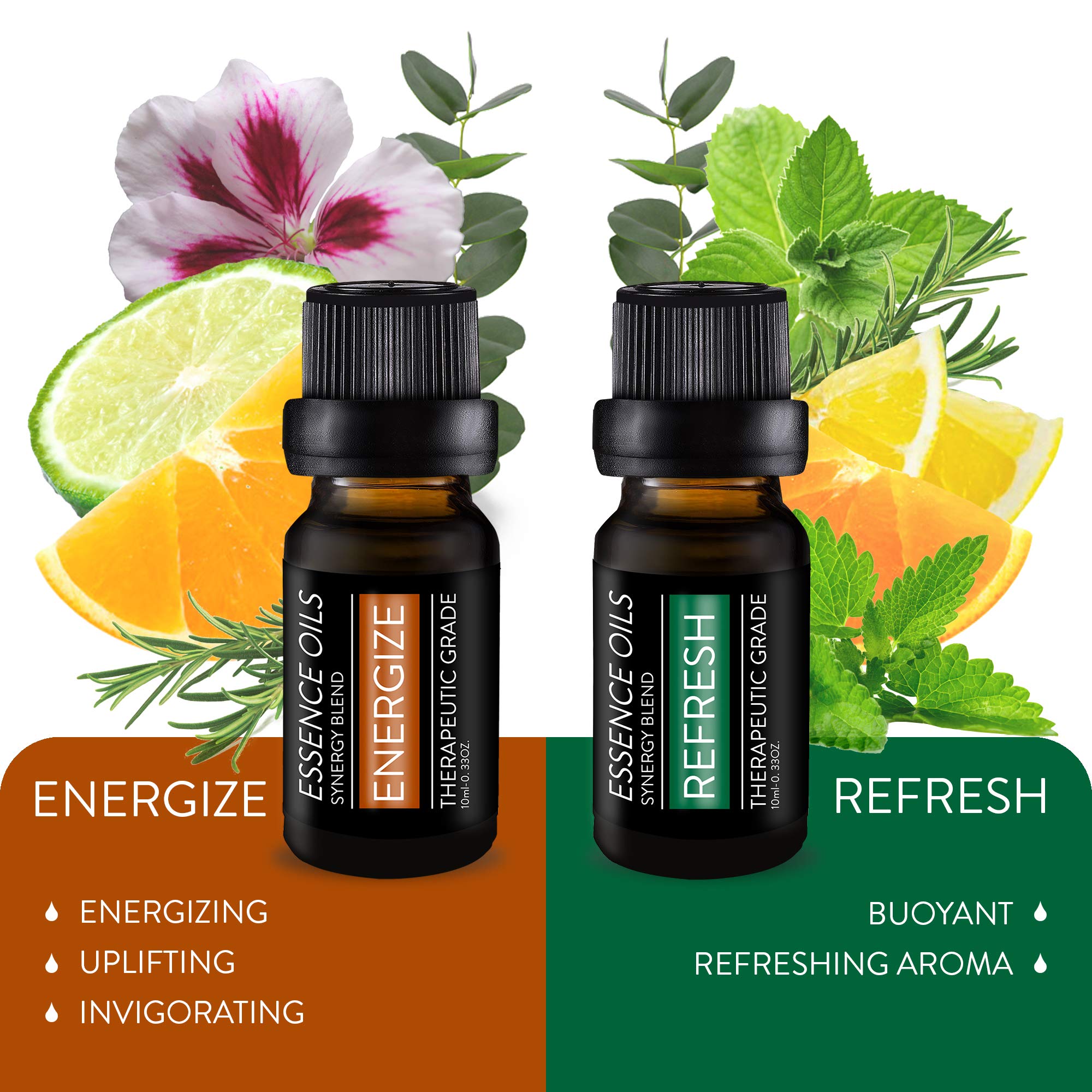 Pure Daily Care gota de aceite esencial resaltando la pureza y la concentración aromática
