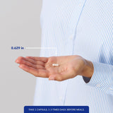Detalle de la etiqueta de Pure Encapsulations 5‑HTP con información nutrimental clara