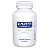 Pure Encapsulations envase frontal ALA 400 mg mostrando presentación y pureza