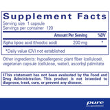 Pure Encapsulations cápsula en primer plano que destaca la pureza y dosificación