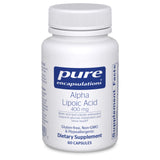 Pure Encapsulations envase frontal mostrando 60 cápsulas y confianza en pureza