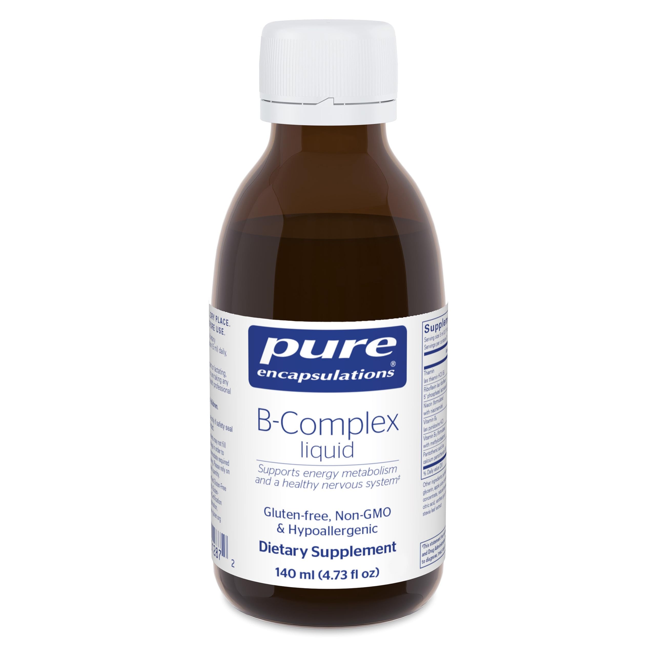 Pure Encapsulations frente del envase mostrando etiqueta clara y beneficio