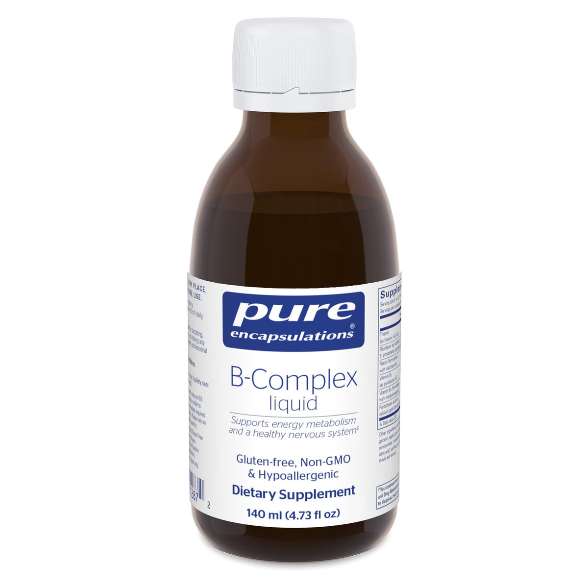Pure Encapsulations frente del envase mostrando etiqueta clara y beneficio