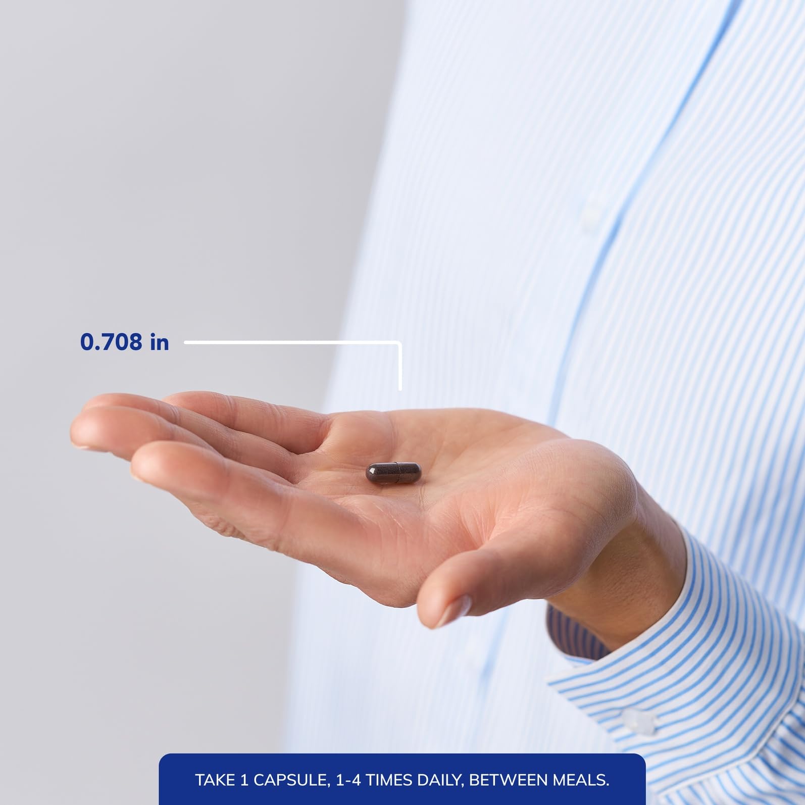 Botella abierta de Pure Encapsulations Bilberry con cápsulas listas para consumo