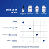 Pure Encapsulations botella en ambiente relajante para transmitir calma y bienestar