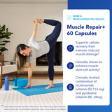 Pure Encapsulations caja abierta con 60 cápsulas para apoyo post-entreno