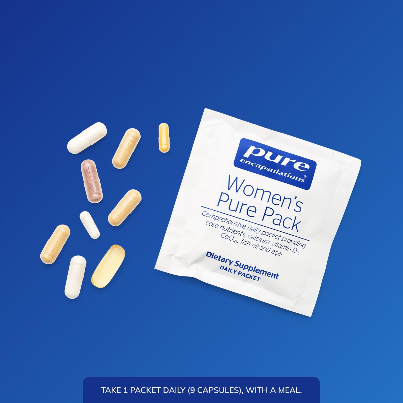 Pure Encapsulations etiqueta destacando calcio y vitamina D3 esenciales