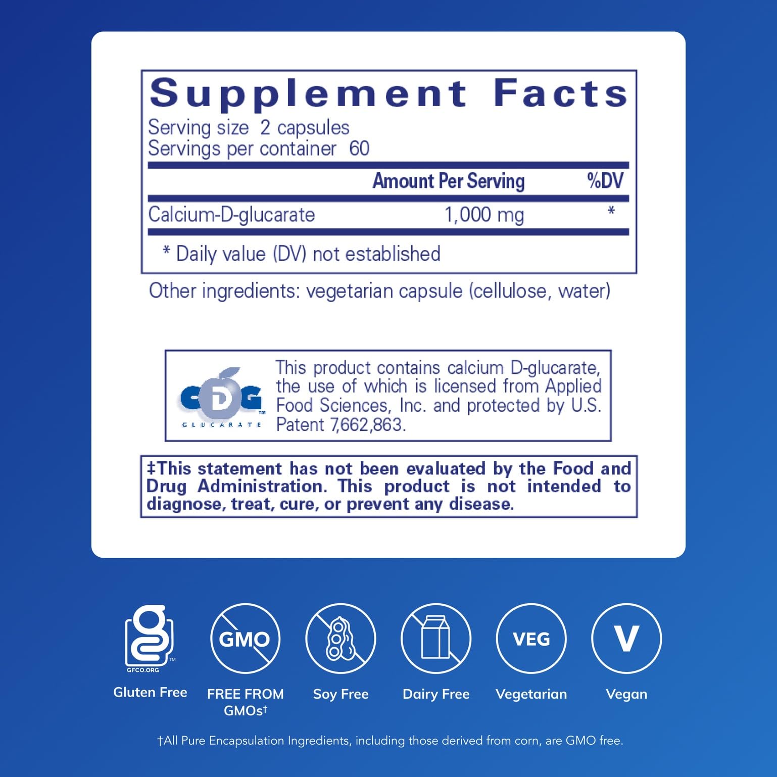 Pure Encapsulations cápsula en primer plano que revela textura y pureza del suplemento
