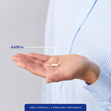 Pure Encapsulations primer plano de cápsula que muestra textura y recubrimiento