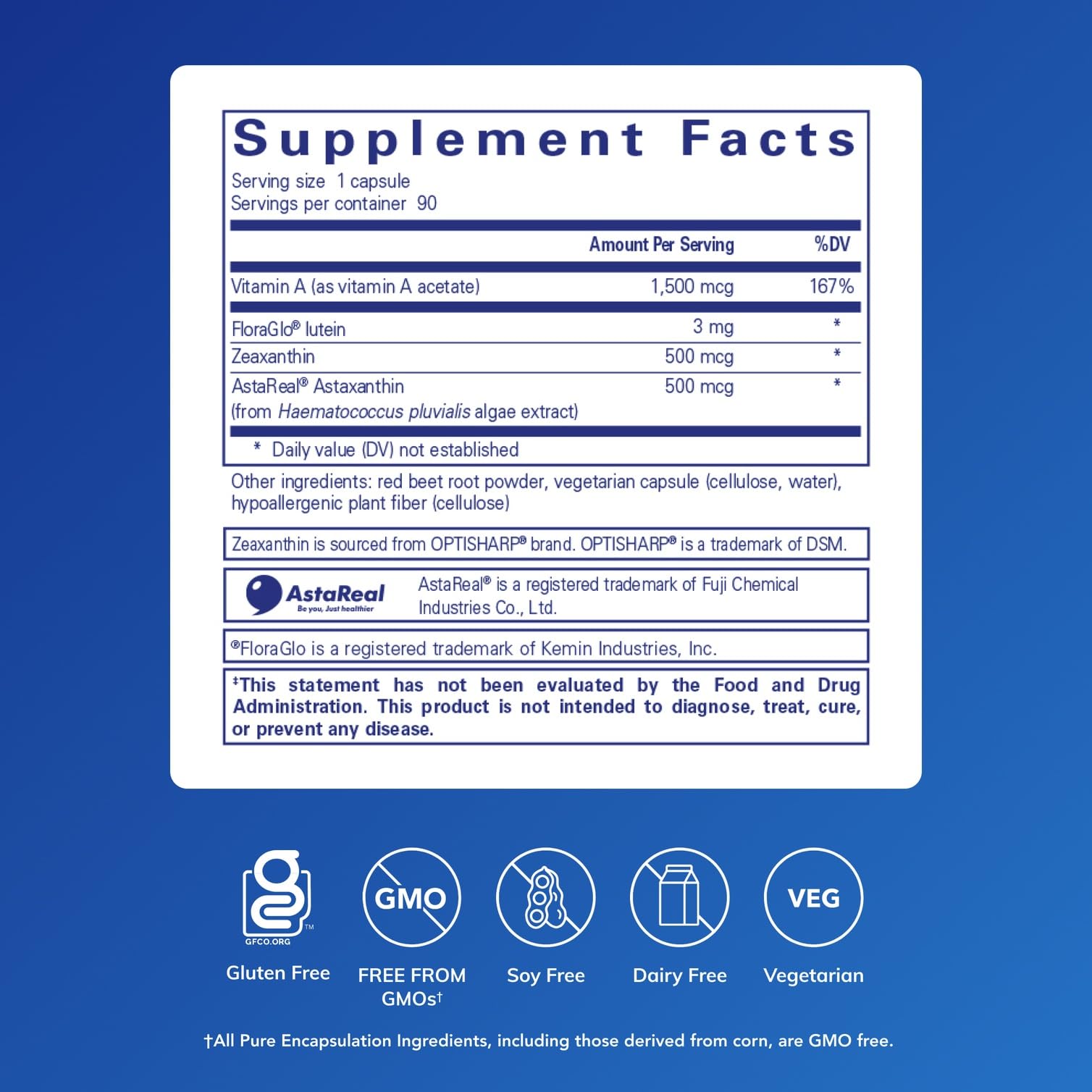 Pure Encapsulations cápsula abierta mostrando contenido y calidad nutracéutica