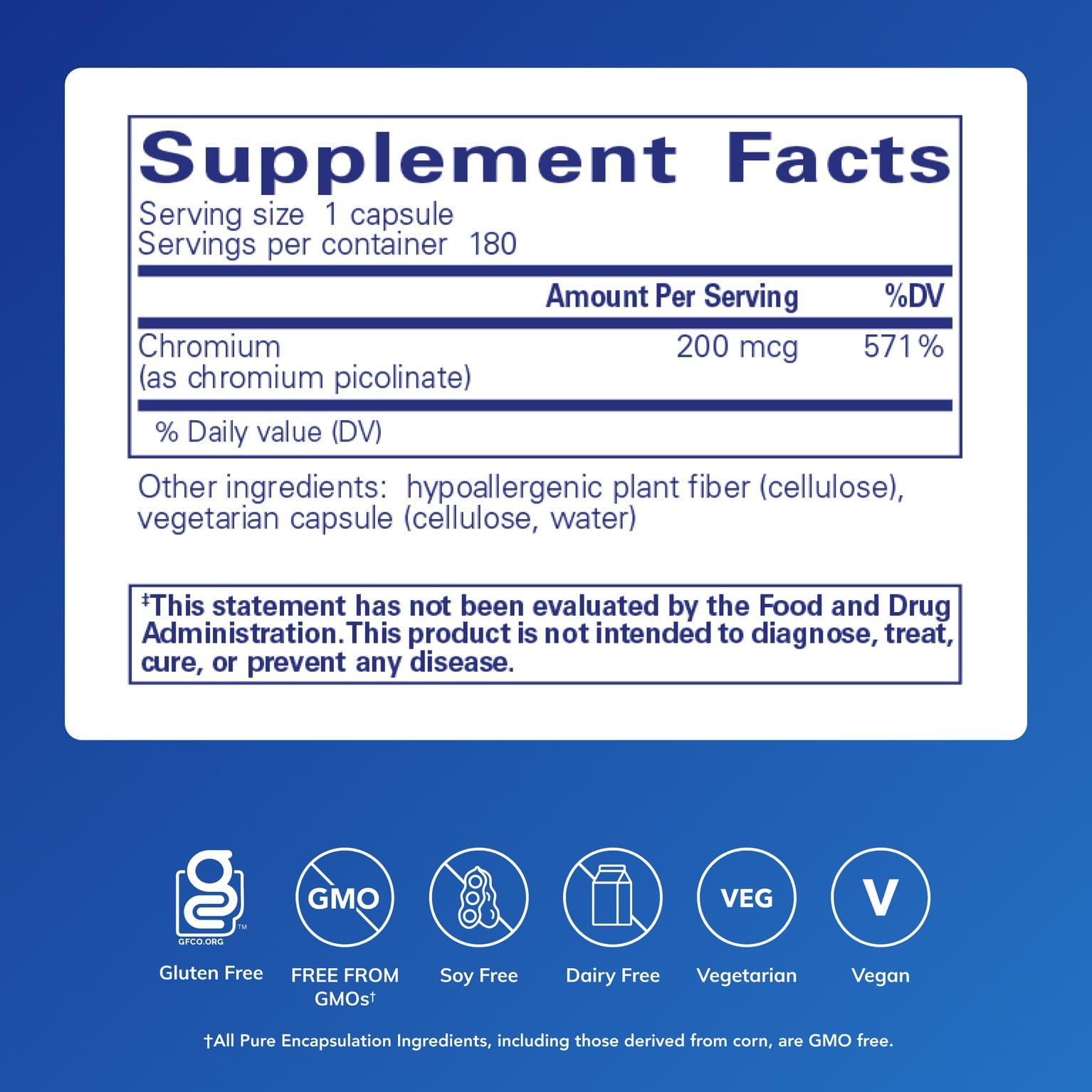 Pure Encapsulations cápsula detalle que muestra textura y tamaño fácil de tragar