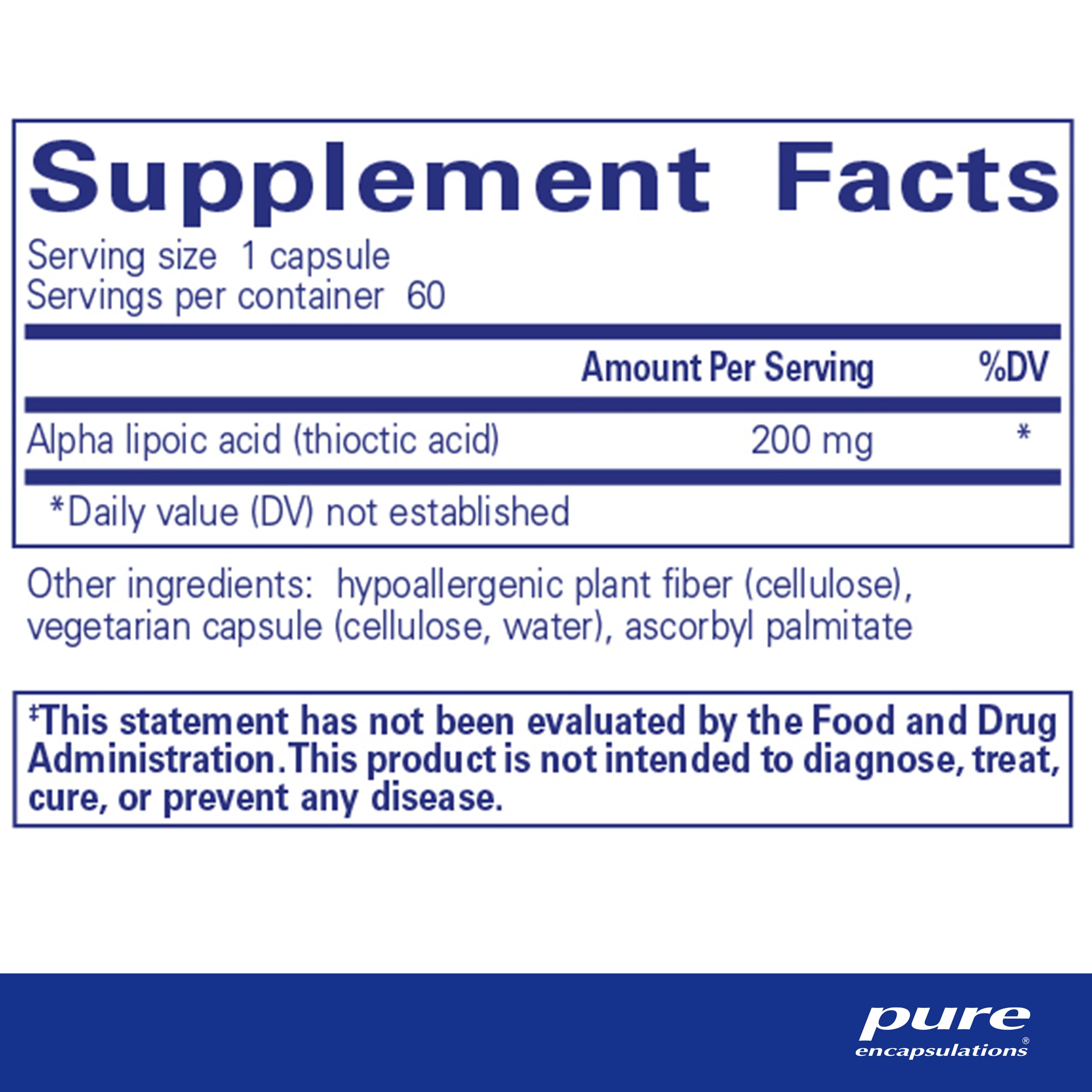 Pure Encapsulations cápsula detalle de textura que sugiere calidad y disolución