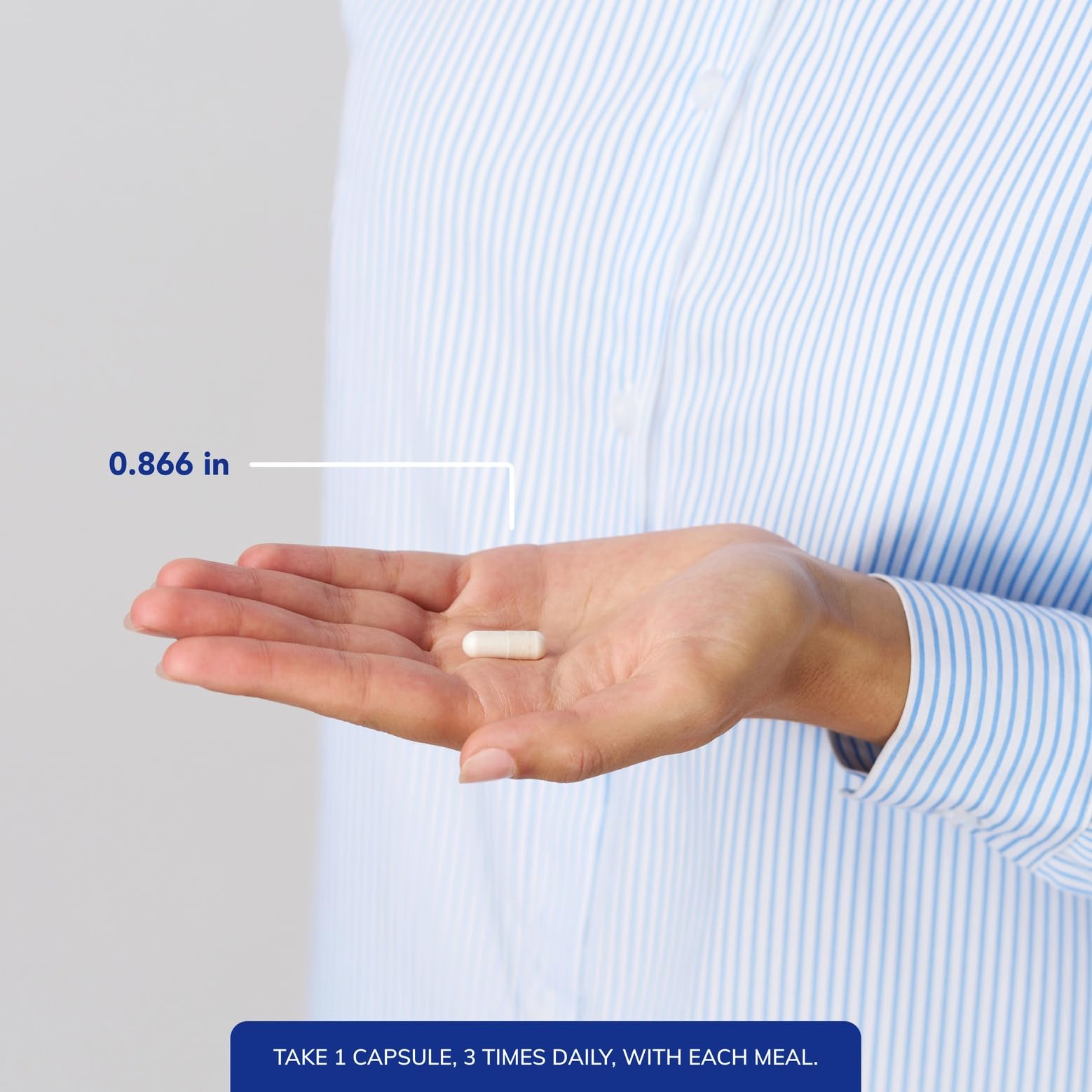 Pure Encapsulations cápsulas junto a alimentos proteicos para contexto de uso