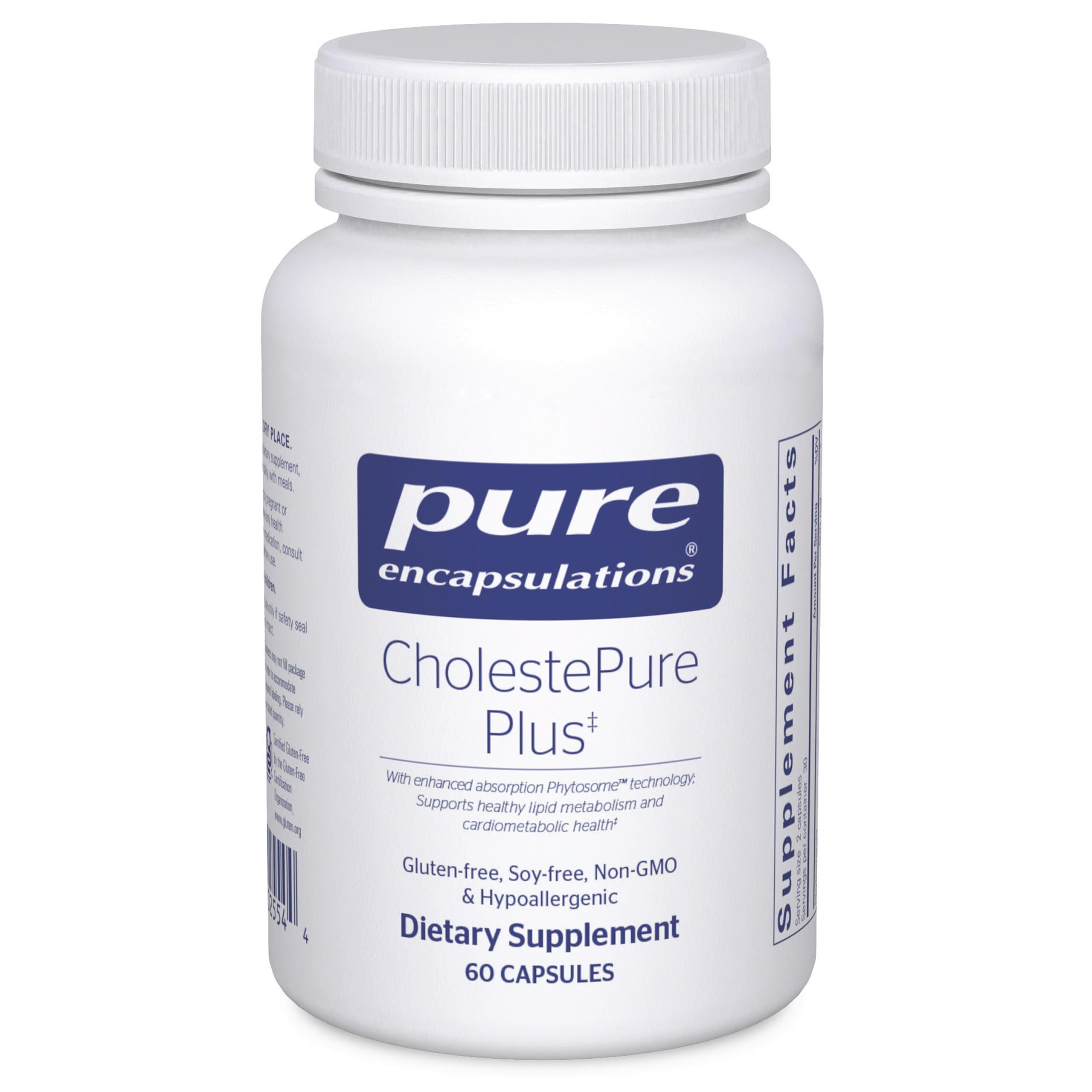 Pure Encapsulations envase frontal mostrando el nombre y beneficio principal