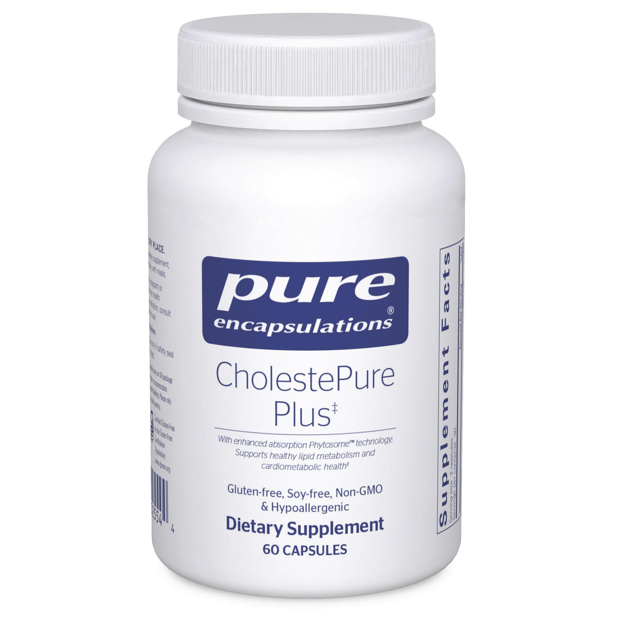 Pure Encapsulations envase frontal mostrando el nombre y beneficio principal