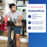 Pure Encapsulations CholestePure en mano para ilustrar dosificación práctica