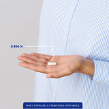 Pure Encapsulations CogniPhos cápsula abierta mostrando textura del contenido y calidad