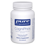Pure Encapsulations CogniPhos botella frontal mostrando etiqueta clara y beneficios