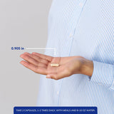 Pure Encapsulations etiqueta con lista de ingredientes y garantías de calidad