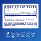 Pure Encapsulations cápsula abierta con detalle de su tamaño y fácil ingestión