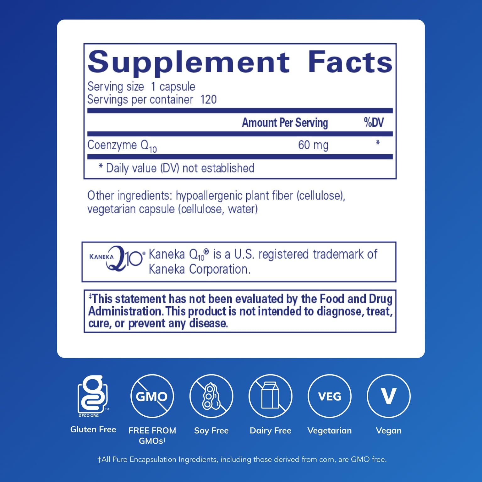 Pure Encapsulations cápsula en mano para dosificación fácil y portátil