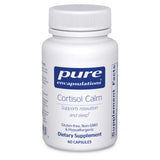 Pure Encapsulations frasco frontal mostrando etiqueta y beneficio de calma