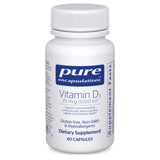 Pure Encapsulations frasco frontal mostrando 60 cápsulas, claridad y confianza