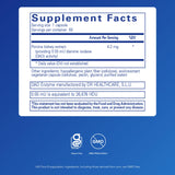 Pure Encapsulations DAO Enzyme detalle de cápsulas para mostrar textura y tamaño