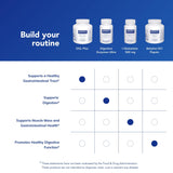 Pure Encapsulations primer plano de la etiqueta, garantiza transparencia de ingredientes