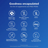 Pure Encapsulations en cocina con alimentos crucíferos destacando complementariedad