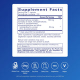 Pure Encapsulations primer plano de una cápsula para mostrar textura y tamaño