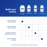 Pure Encapsulations suplemento en rutina matutina para apoyo diario y equilibrio