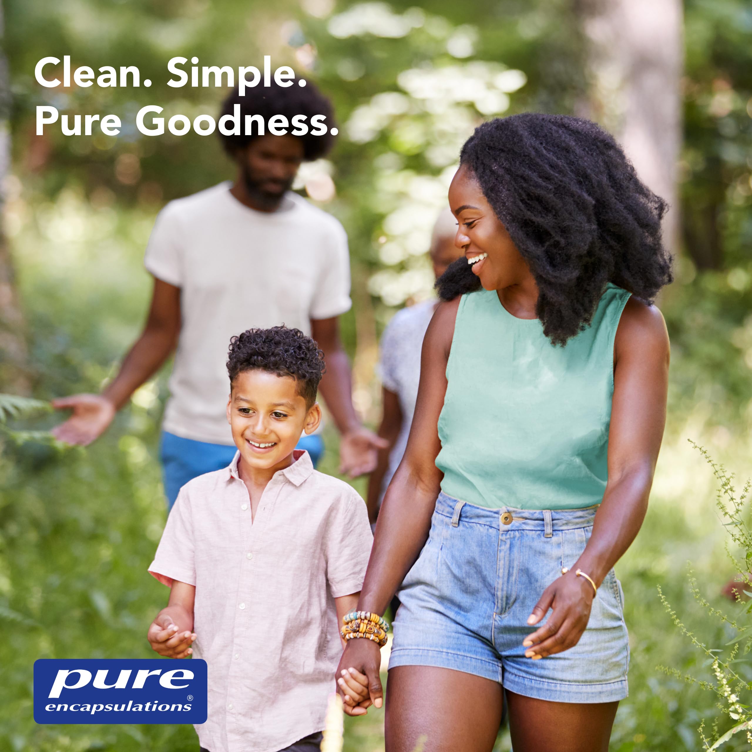 Pure Encapsulations bote sobre escritorio representando apoyo a enfoque diario