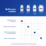Pure Encapsulations etiqueta con información de ingredientes y pureza certificada