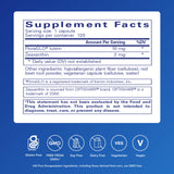Pure Encapsulations detalle de etiqueta con información de pureza